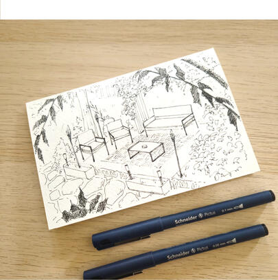 Biglietto Illustrato